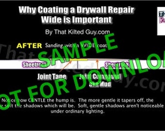 Why coating wide is essential when coating butt joints or wide repairs
