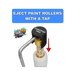 PaintPop PRO, Removes your paint roller tube from the frame with just a POP!
