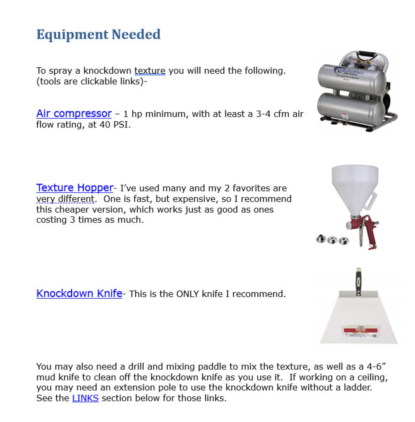 How to Spray Knockdown Texture eBook & Video Guide Etsy