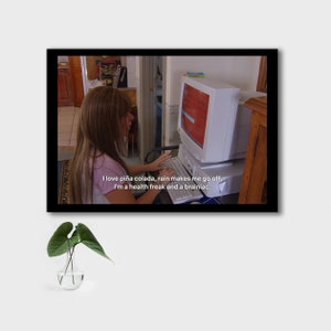 Kath und Kim &quot;Pina Colada, Rain Makes Me Go Off&quot; INSTANT DOWNLOAD Aussie Tv, Comedy, Funny, Kath Day-Knight, Kath und Kel