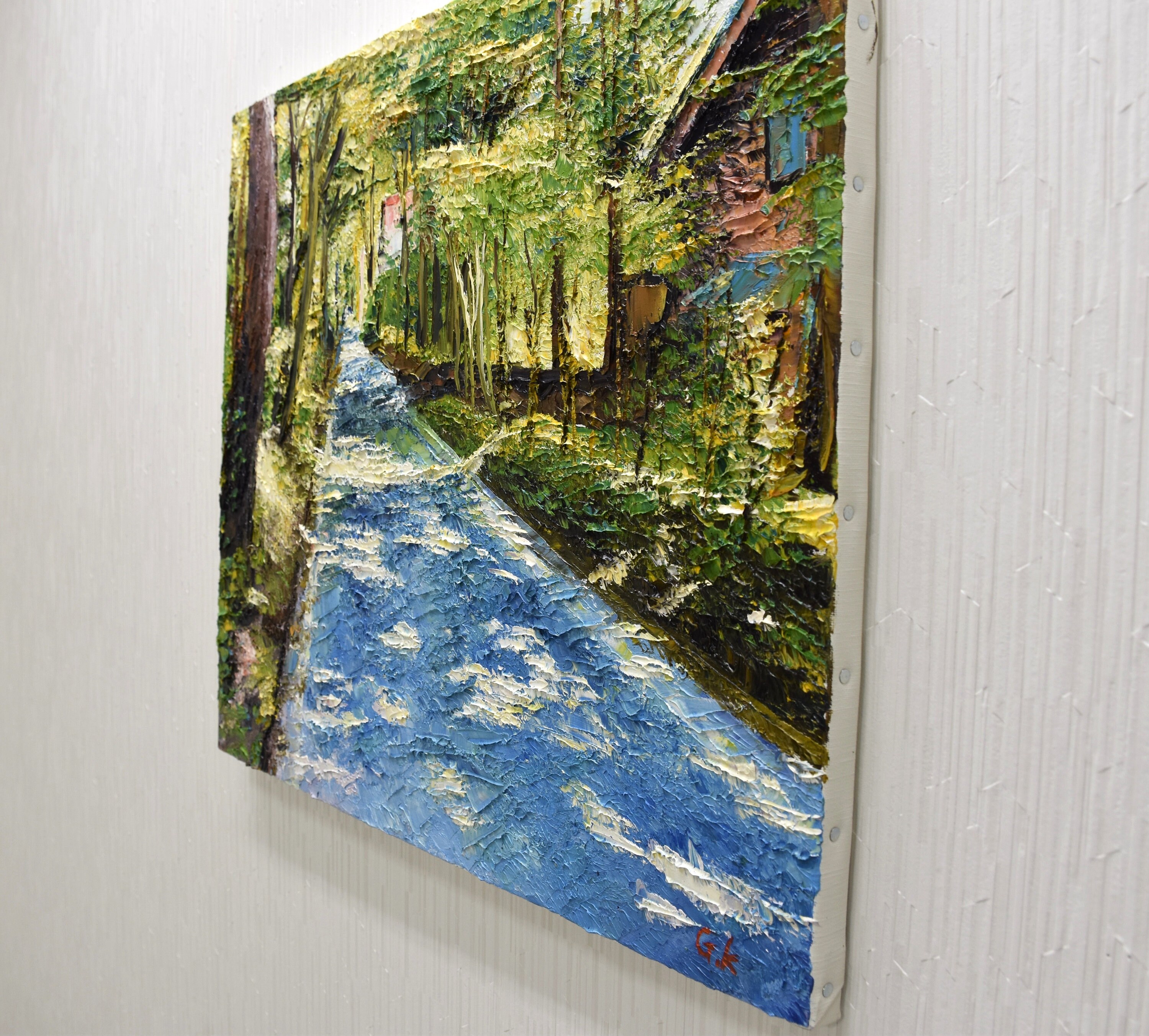 青い夏の小道(軽井沢) blue Summer Path - Etsy