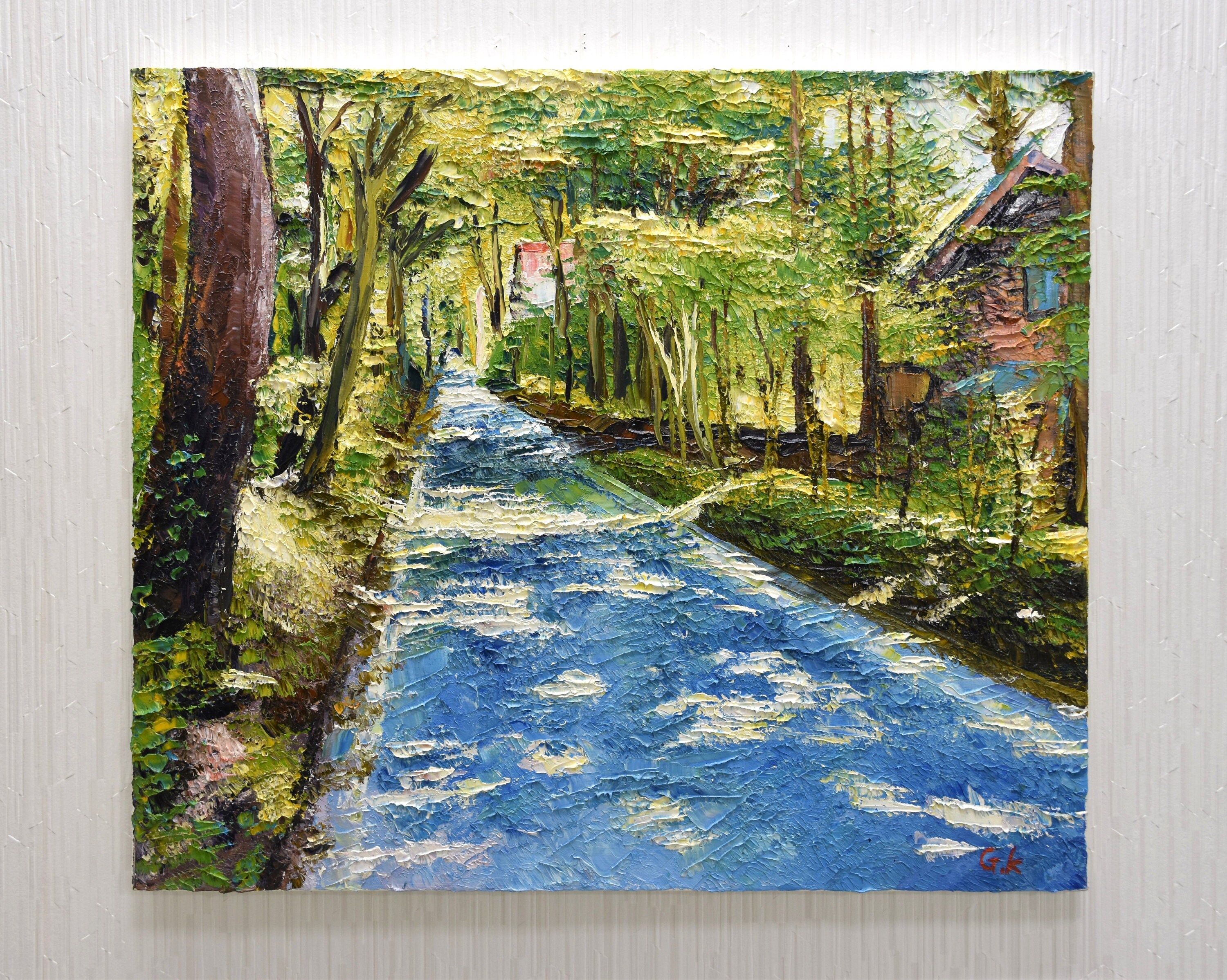 青い夏の小道(軽井沢) blue Summer Path - Etsy