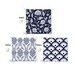 Blue Seat Pad with Ties,  Nautical Cushions, Navy Blue , Floral Cushions, Garden Chair Pads 
