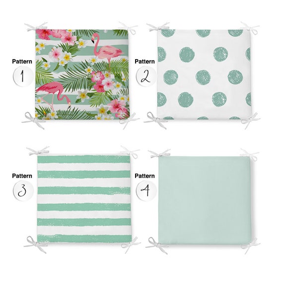Colourful chair pads sale