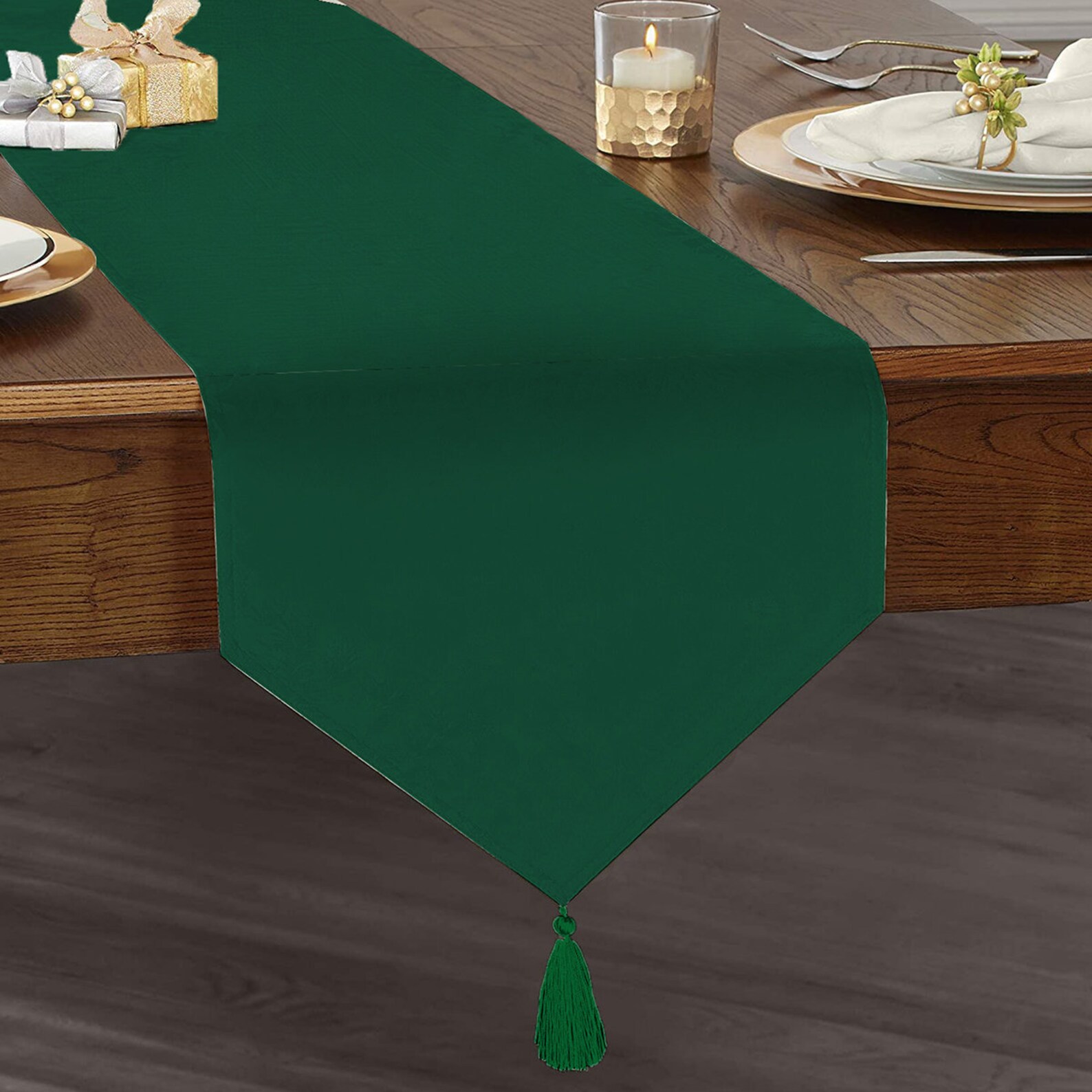 Modern Table Runner Green Dining Room Decor Special Design Etsy UK