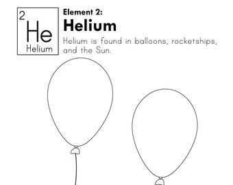 Pre-Kindergarten Element Number Worksheets