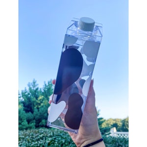 Cow Print Milk Carton Bottle - 17 oz
