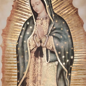 Our Lady of Guadalupe High Resolution Digital Downloads Multiple Sizes image 5