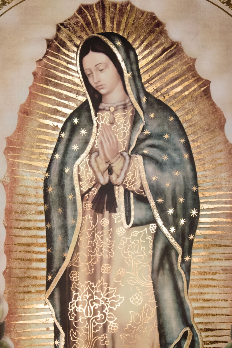 Our Lady of Guadalupe High Resolution Digital Downloads Multiple Sizes image 5