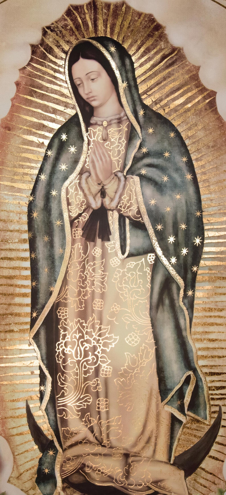 Our Lady of Guadalupe High Resolution Digital Downloads Multiple Sizes image 6