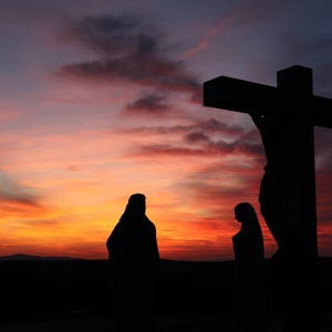Sunset Crucifixion - Instant Digital Download