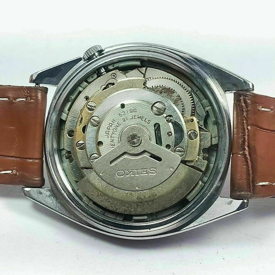 Vintage Seiko Automatic 6309A Movement Day Date Dial Mens Etsy