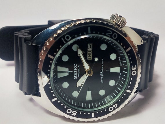 Seiko DIVER'S Automatic 6309A Movement Day Date Dial - Etsy