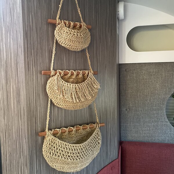 Hanging Fruit Basket Etsy