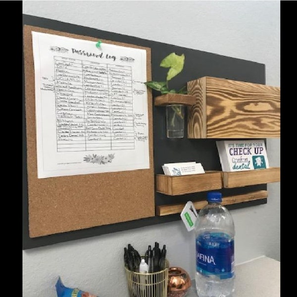 Bulletin Board With Hooks Etsy