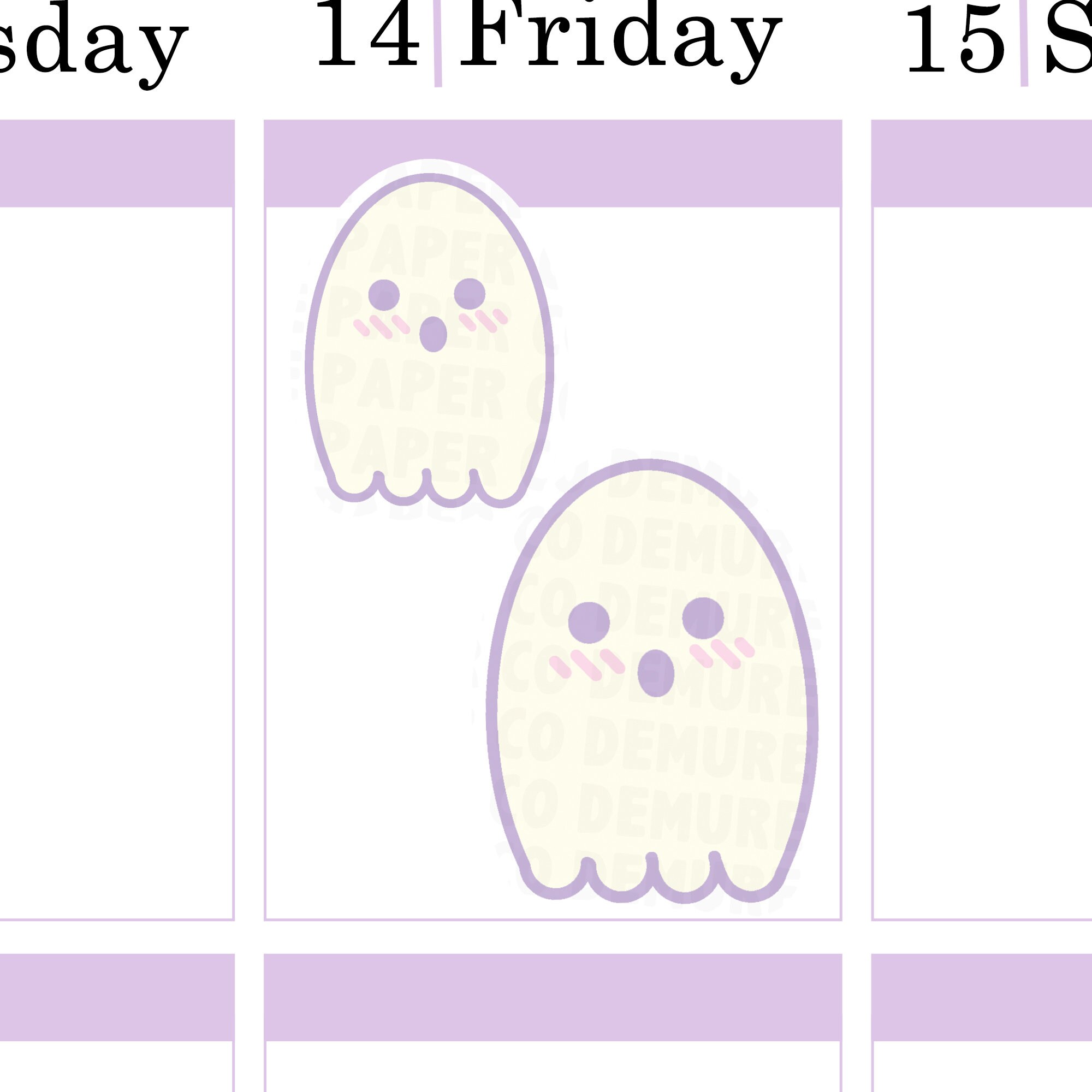 Pastel Goth Planner Stickers / Spooky Halloween Sticker Sheet / for ...