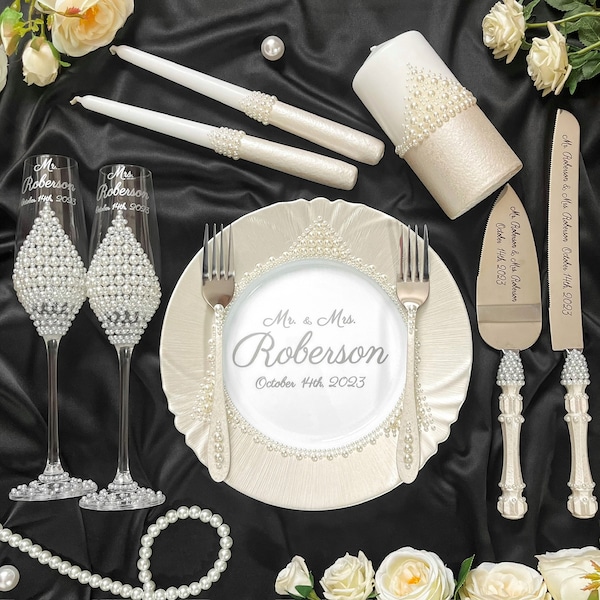 Wedding Candle Set Etsy