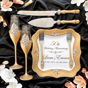 50e Anniversaire De Mariage Plaque Gravee Du 50e Etsy Canada