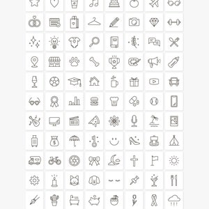 600 Instagram Story Highlight Icons Sage Greens Minimal Icons Simple Social media image 4