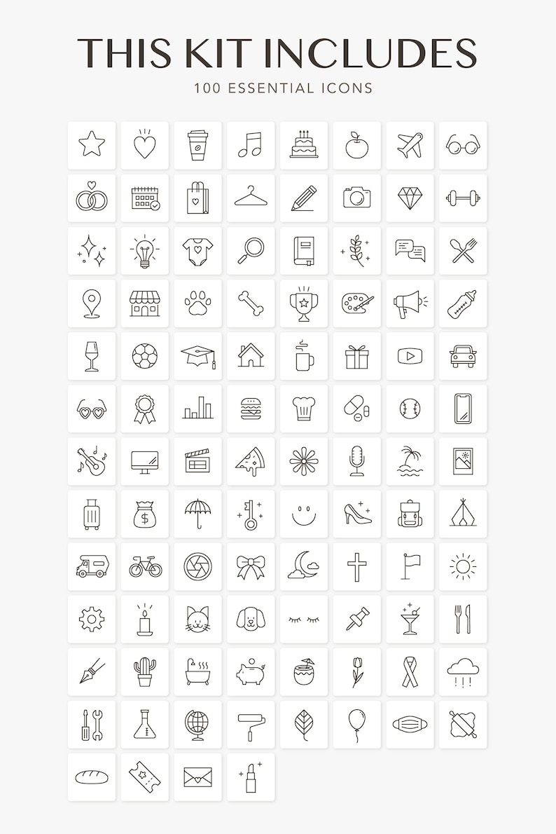 600 Instagram Story Highlight Icons Sage Greens Minimal Icons Simple Social media image 4