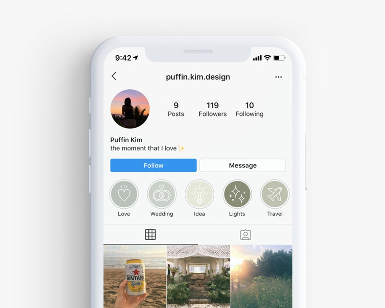 600 Instagram Story Highlight Icons Sage Greens Minimal Icons Simple Social media image 2