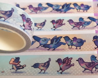 Cute pigeon and bread - Washi Tape - 2cmx1000cm