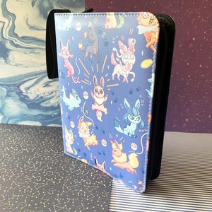 raccoglitore ad anelli per collezione di carte / 4 tasche / eeveelution