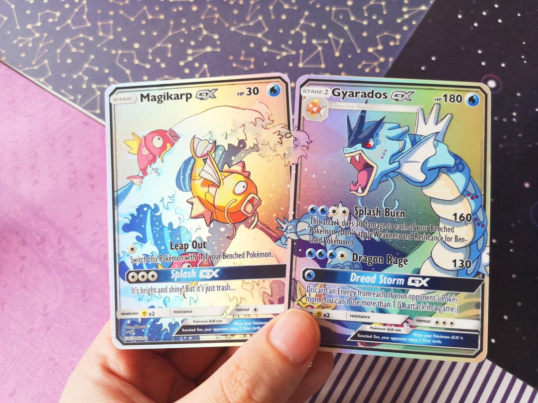 Kit Carta Pokémon Gyarados E Magikarp Pokémon Go