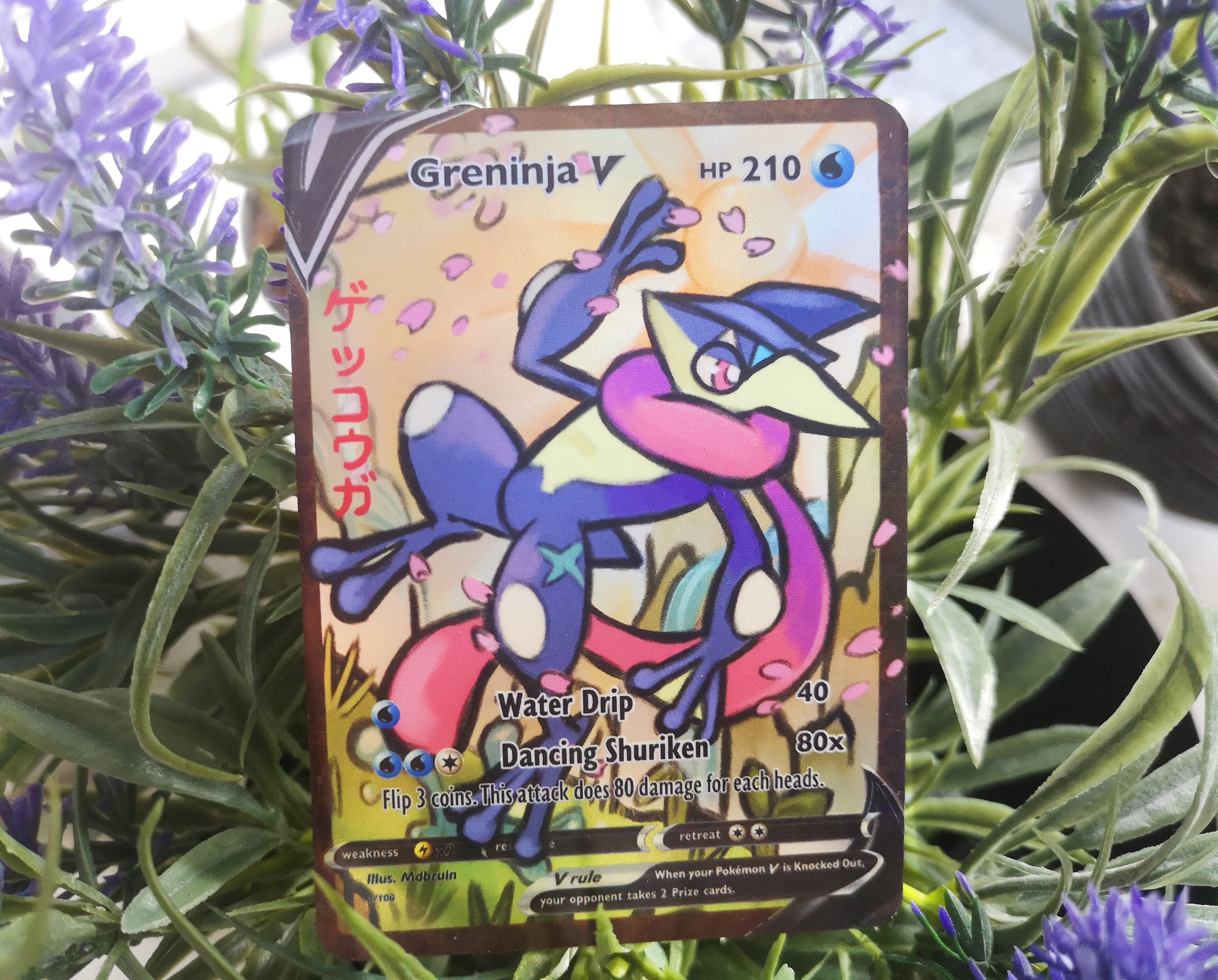 Holo Mega Gengar and Mimikyu/ Custom Holographic Pokémon Card -  Denmark