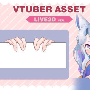 vtuber asset | peek hands | Live2D version |