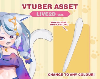 vtuber asset | cat tail, animal tail | Live2D version