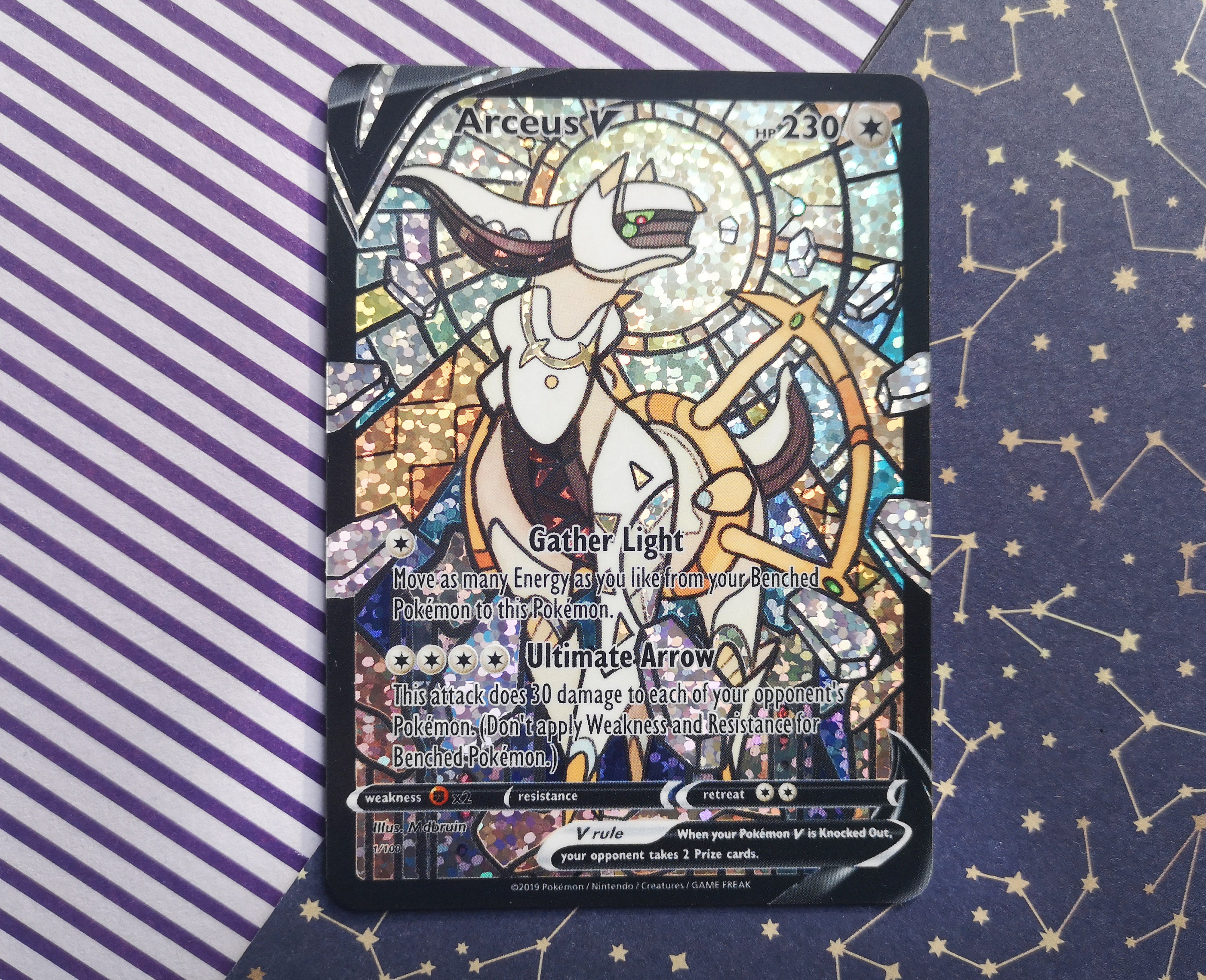 Arceus The Elemental Progenitor VMAX pokemon card