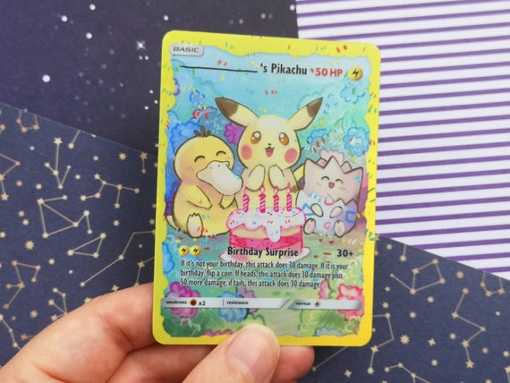 Offrez un Pikachu pour son anniversaire avec nos cartes Pokémon