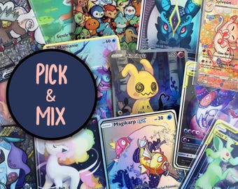 Anpassade TCG holografiska kort / Välj och blanda / fejkade specialtillverkade kort!