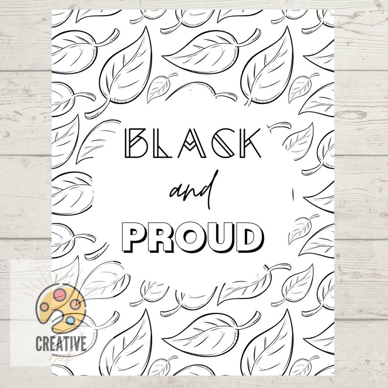 juneteenth coloring pages pack of 5 etsy