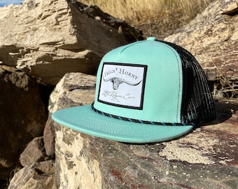 Feelin Horny Trucker Hat | Little Rogue Co | Beaded snap back hat | Western Fashion | NFR | Western Hat