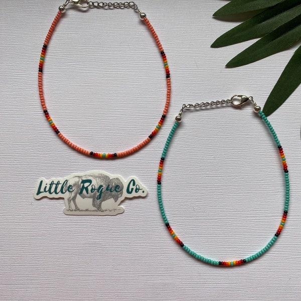 Beaded Anklets | Western Fashion | Little Rogue Co
