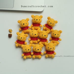 POOh crochet/amigurumi miniatures/ READY to ship