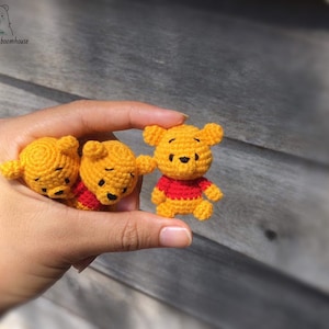 POOh crochet/amigurumi miniatures/ READY to ship