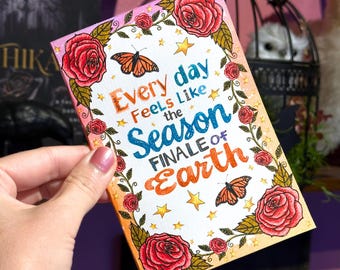 Handmade Funny Friendship Card for Mental Health and Support