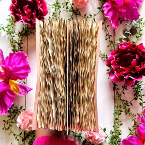 Teal Vegan Grimoire Boho Rainbow Book Of Shadows With Coffee Dyed Pages