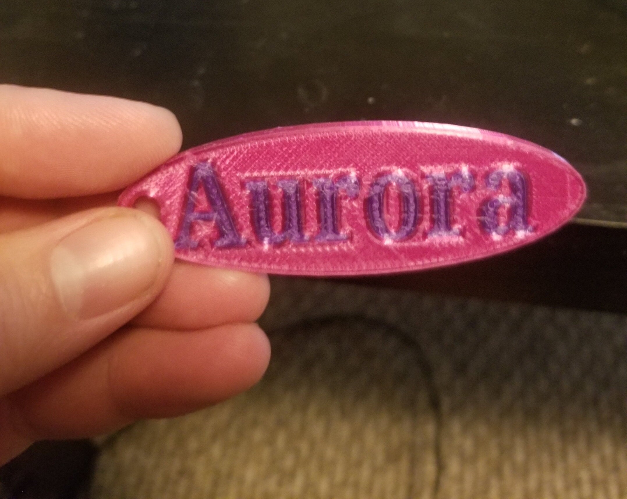 Double Keychain 3d Printed Custom Double-sided Keychains - Etsy