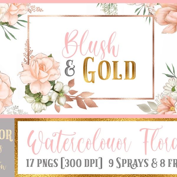 Blush and Gold - Etsy