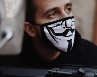 Guy Fawkes Mask Etsy