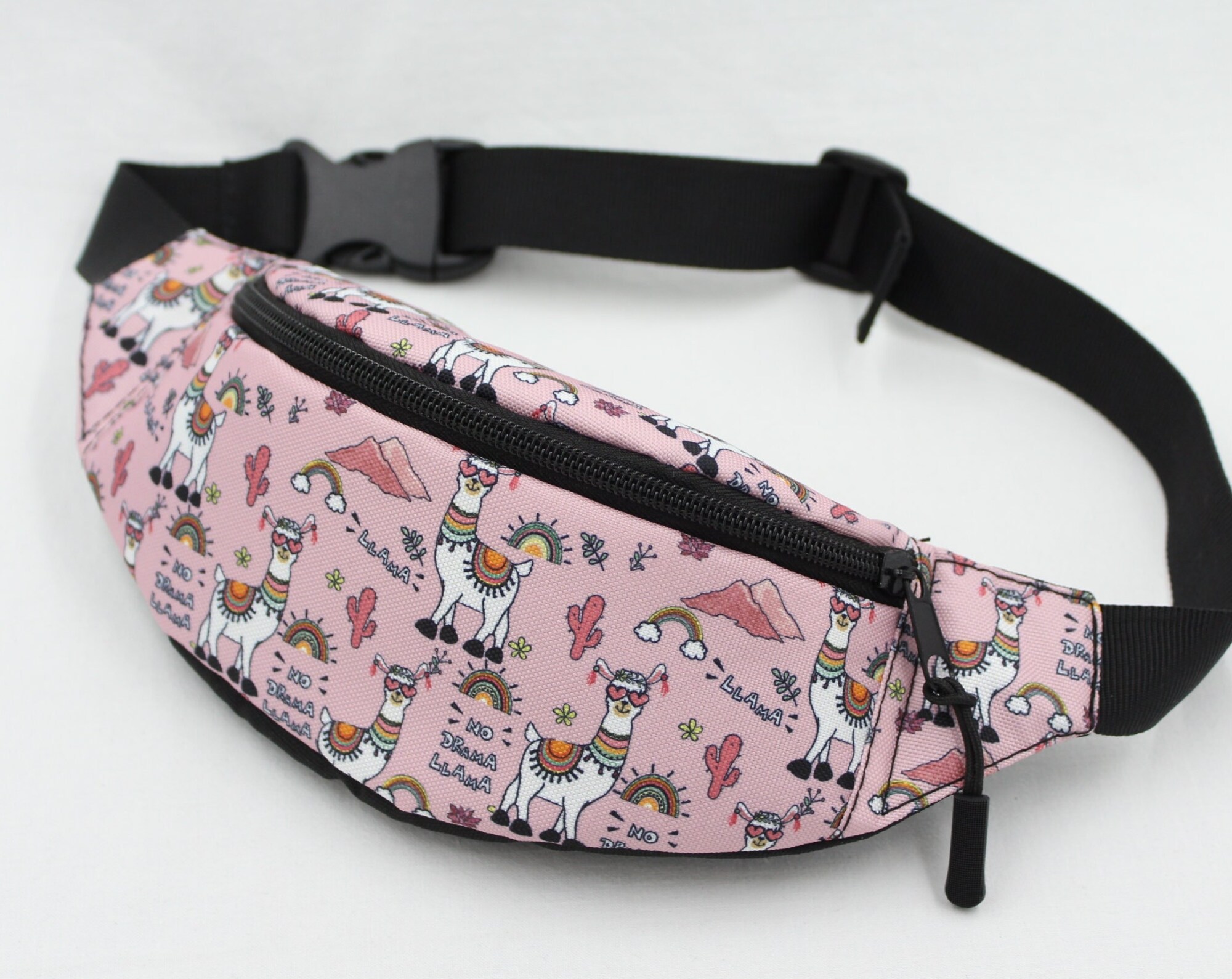 Llama Ornament Alpaca Pink Fanny Pack