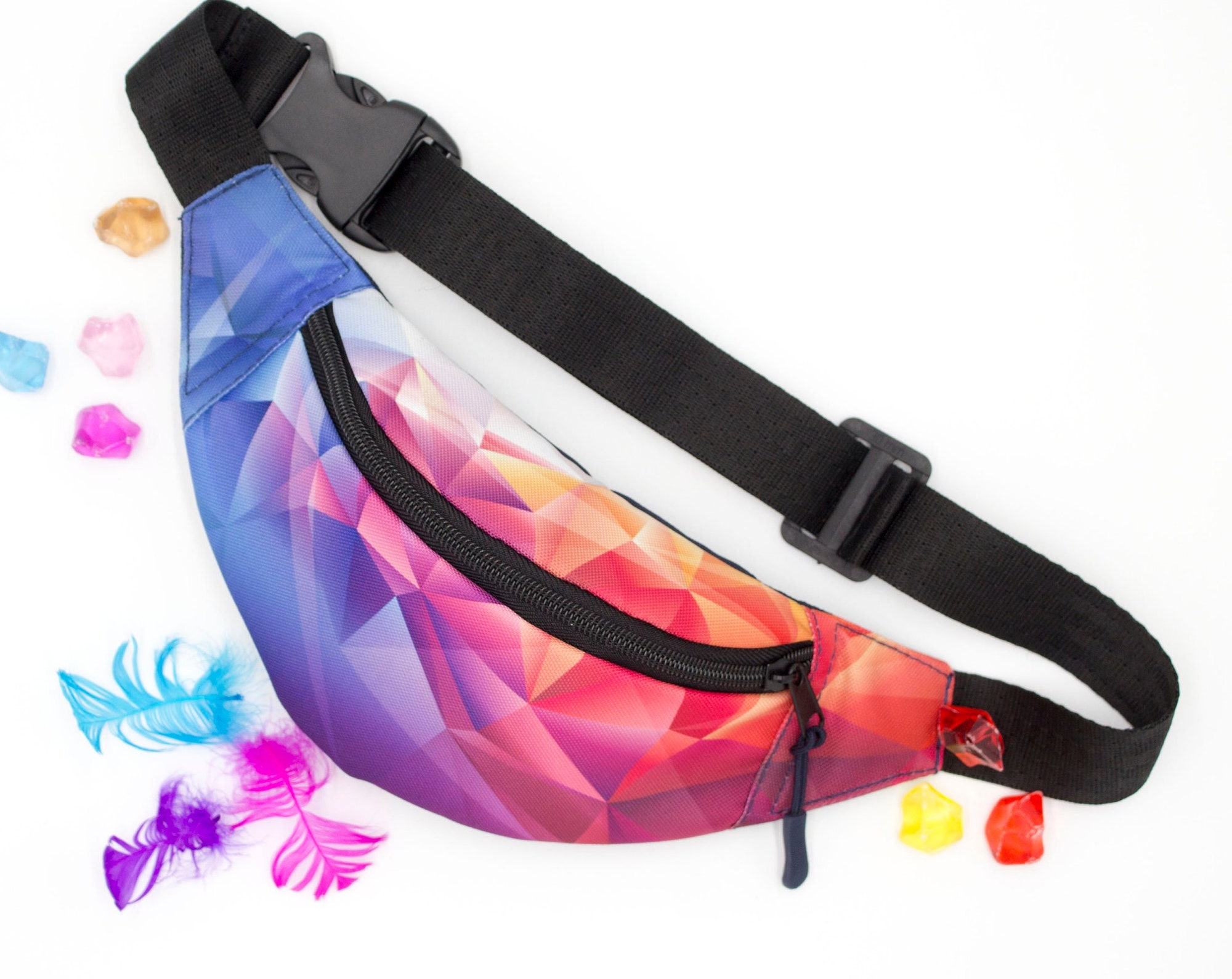 Discover Pink And Purple Kids Fanny Pack
