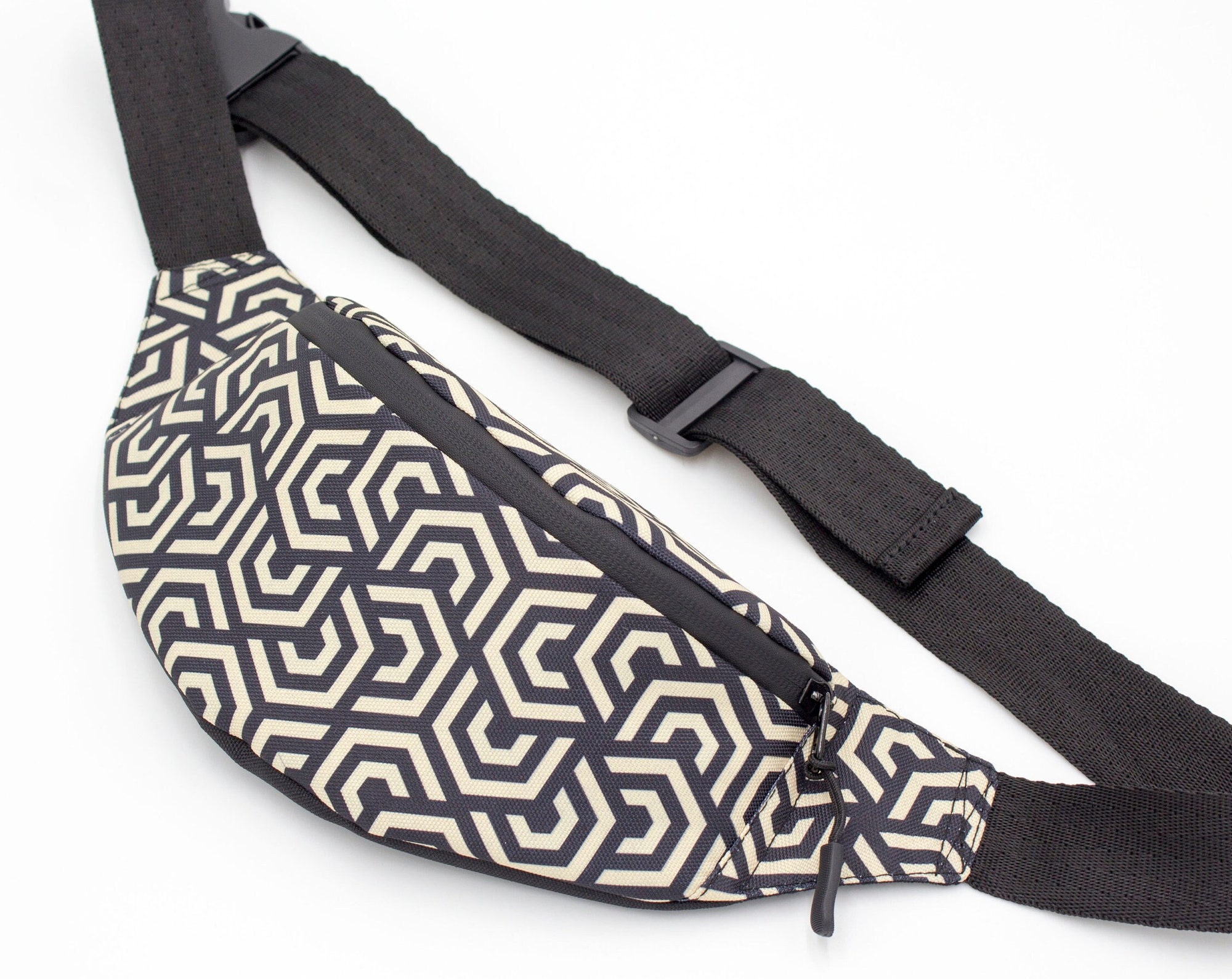 Black And White Fanny Pack