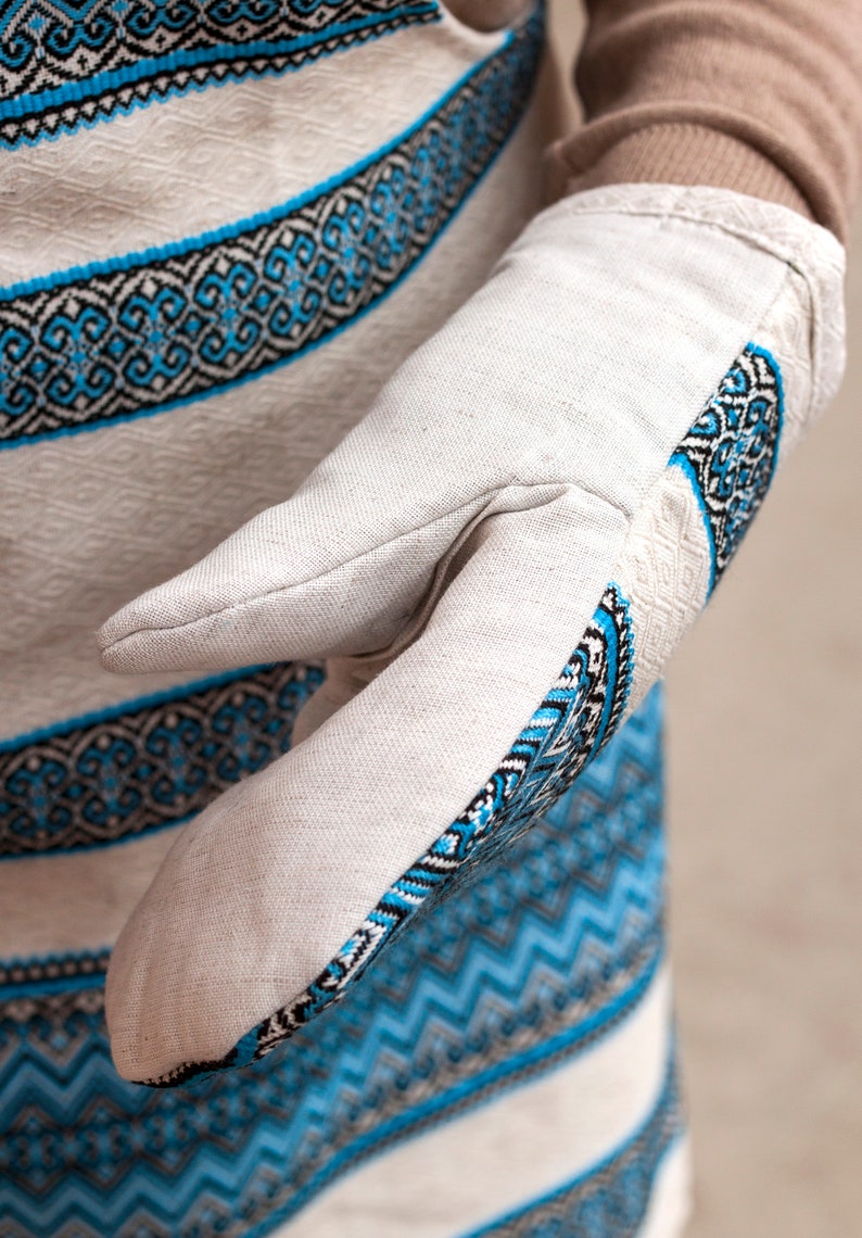 Muttertag Cadeaux spéciaux pour hôtesse Ensemble gants de cuisine et poignées, cadeau à l'arrière-grand-mère image 5