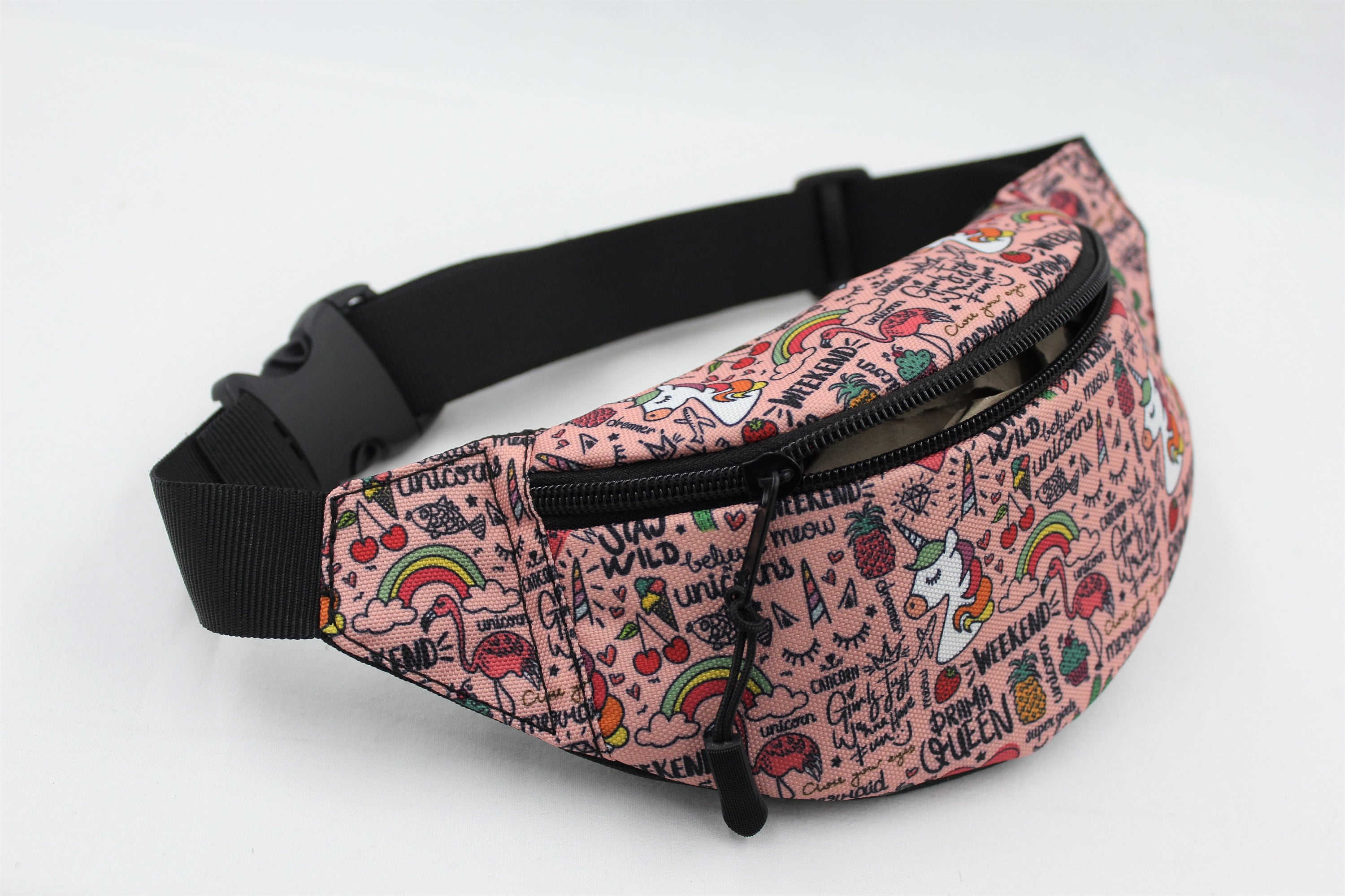 Kids fanny pack Unicorn waist pack Pink hip pack Toddler Etsy