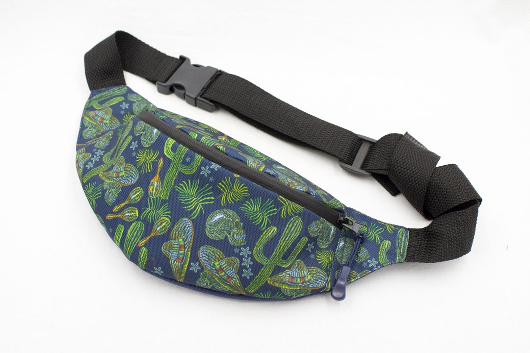 Fanny Pack Mexican Mexican Sugar Scull Cactus Fanny Pack - Etsy